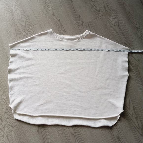 Frank & Eileen Olive Original Capelet Triple Fleece Ivory OS - Picture 12 of 16